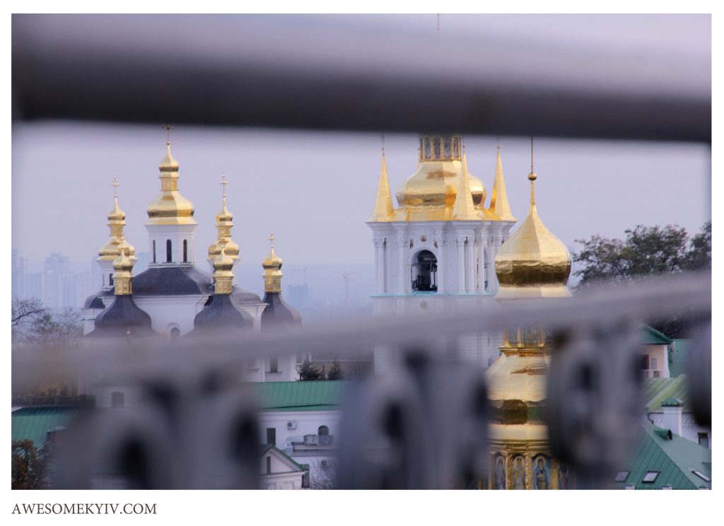 Golden domes of the Kyiv Pechersk Lavra