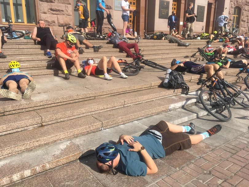 cycling protest
